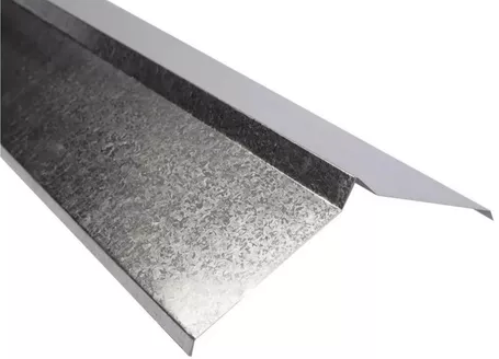 CABALLETE ZINC 0,33 MTS. C/PESTAÑA C/LOMO 90º