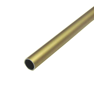 CAÑO P/CORTINA ALUMINIO 5/8" ORO MATE