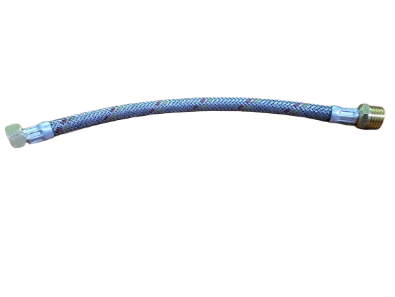 FLEXIBLE MALLADO T/BCE P/GAS  30 CM.