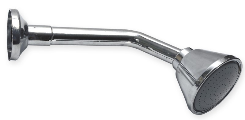 LLUVIA COMPLETA GRANDE PVC CROMADA 1 PIEZA