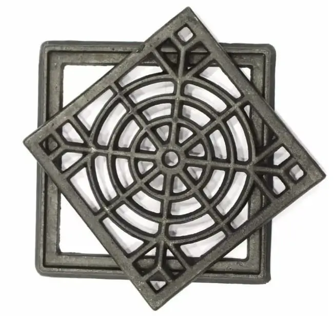 REJILLA H.FUND.c/marco 15x15 Especial tipo Delta