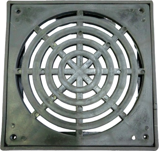 REJILLA PVC P/PISO 10x10