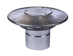 SOMBRERO ZINC 4" C/ 1 ARO