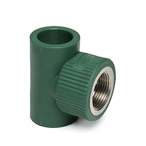 TERMOFUSION TEE 25mm C/INSERTO 3/4” HEMBRA