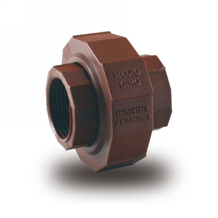 UNION DOBLE 1" ROSCADA (32 MM.)"MEDIO GIRO"