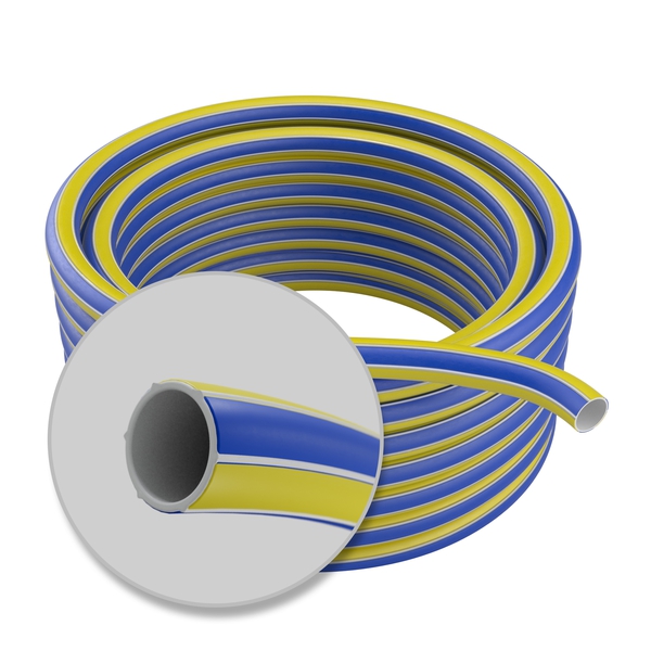 MANGUERA DE RIEGO LIVIANA 1/2" X 15 MT  Bicolor