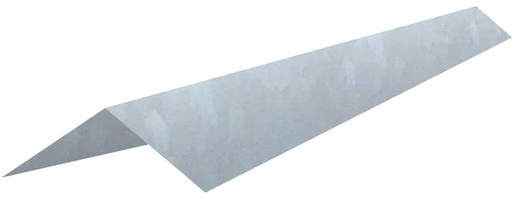 [2402] CABALLETE ZINC 0,50 MTS. S/PESTAÑA S/LOMO 90º