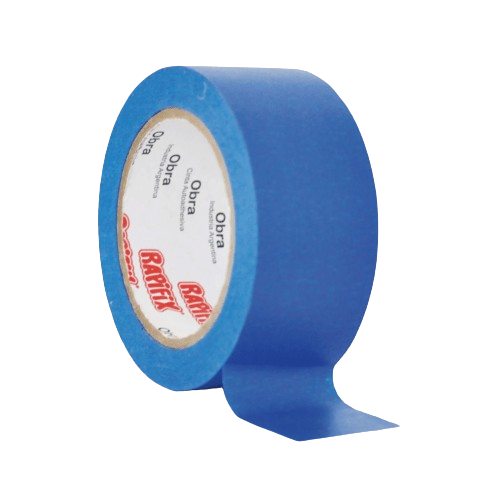 [2075] CINTA PAPEL PINTOR AZUL OBRA 24mm. "RAPIFIX"