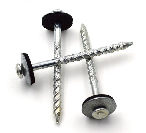 [420] CLAVOS CAB. DE PLOMO DENTADO 3"x8 (x100 UN)