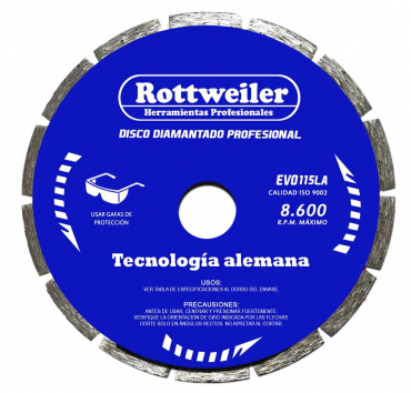 [912] DISCO DIAMANTADO 115 MM. LASER (4 1/2")