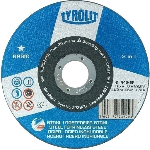 [2073] DISCO TYROLIT BASIC 178 X 1.6 