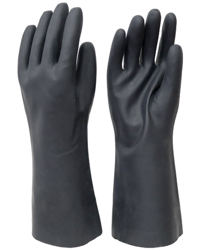 [1636] GUANTE LATEX NEGRO Nº11x35cm TACOLATEX (ESP)