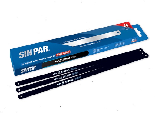 [453] HOJA DE SIERRA "SIN PAR" A/CARB. x 18 DTS.