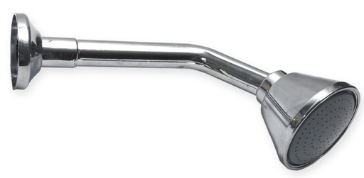 [1403] LLUVIA COMPLETA GRANDE PVC CROMADA 1 PIEZA