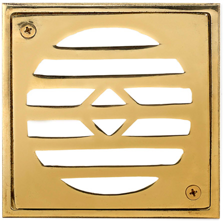 [2309] REJILLA BRONCE PULIDO 15X15 "CASAL"