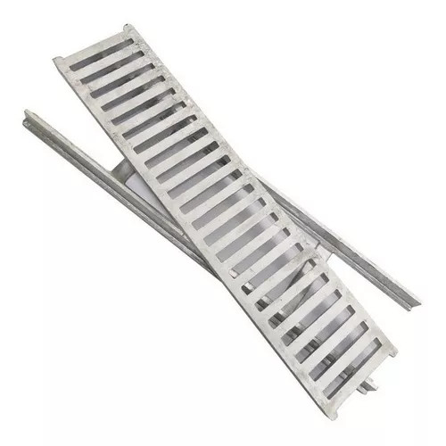 [2334] REJILLA DESAGUE ALUMINIO FUND. 10x46 c/marco