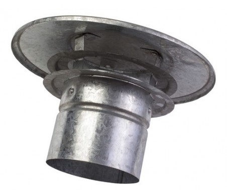 [174] SOMBRERO ZINC 4" C/ 2 AROS REGLAMENTARIO