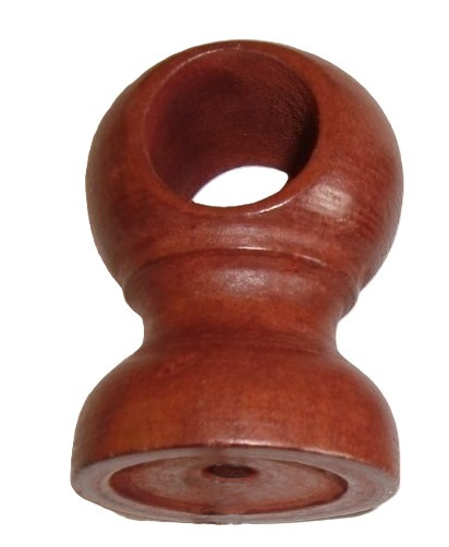 [2139] SOPORTE MADERA P/BARRAL CORTINA 22mm CERRADO