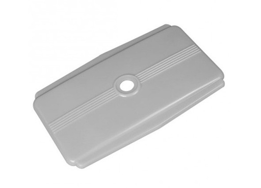 [1641] TAPA P/DEPOSITO PVC BLANCA AGUJERO GRANDE