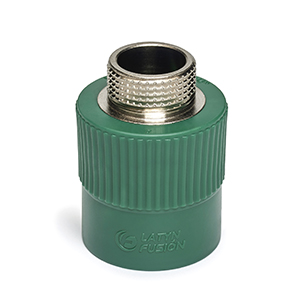 [1776] TERMOFUSION CUPLA 25mm C/INSERTO 3/4” MACHO