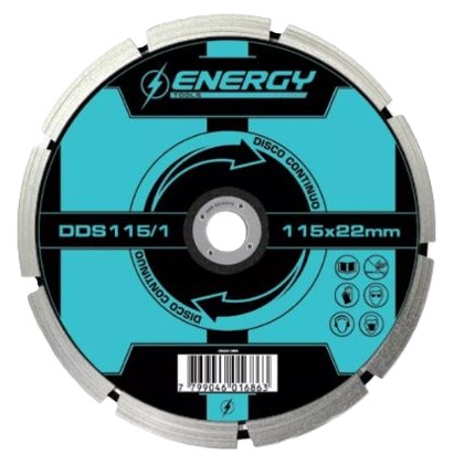 [2437] DISCO DIAMANTADO 115mm LASER (4 1/2") ENERGY