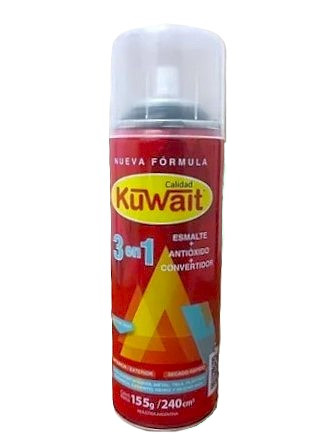 [2456] AEROSOL 3 EN 1 BLANCO MATE 240cc "KUWAIT"