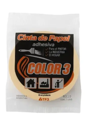 [2546] CINTA PAPEL BLANCO USO GRAL 18mm X 40mts "TF3"